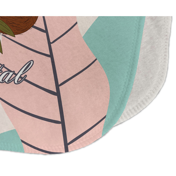 Coconut and Leaves Old Burp Detail