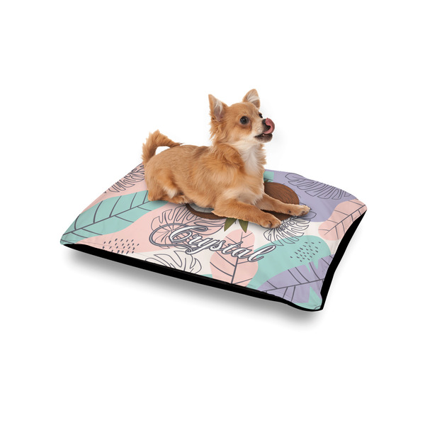 Coconut and Leaves Outdoor Dog Beds - Small - IN CONTEXT