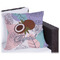 Coconut and Leaves Outdoor Pillow - 16" w/ Name or Text