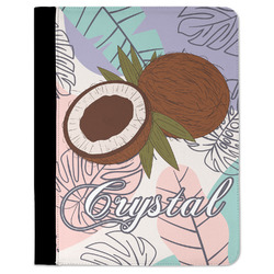 Coconut and Leaves Padfolio Clipboard - Large (Personalized)