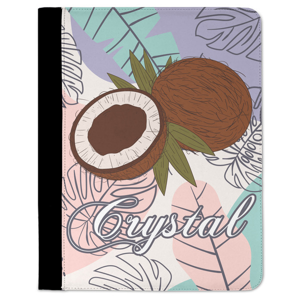 Custom Coconut and Leaves Padfolio Clipboard (Personalized)