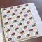 Coconut and Leaves Page Dividers - Set of 5 - In Context