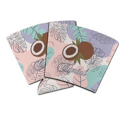 Coconut and Leaves Party Cup Sleeve (Personalized)
