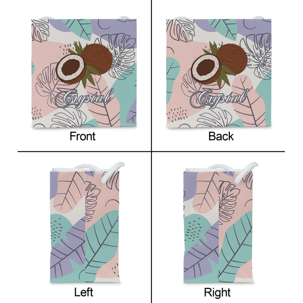 Coconut and Leaves Party Favor Gift Bag - Gloss - Approval