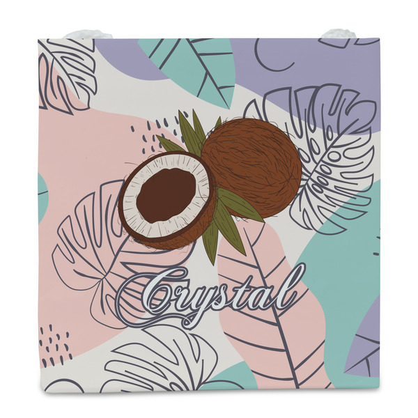 Coconut and Leaves Party Favor Gift Bag - Gloss - Front