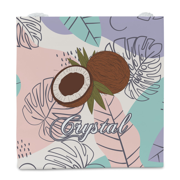 Coconut and Leaves Party Favor Gift Bag - Matte - Front