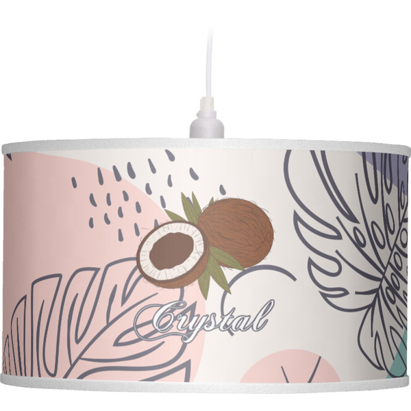 Coconut and Leaves Pendant Lamp Shade