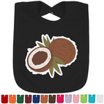 Coconut and Leaves Cotton Baby Bib