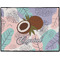 Coconut and Leaves Door Mat - 24"x18" w/ Name or Text