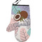 Coconut and Leaves Personalized Oven Mitt - Left