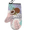 Coconut and Leaves Left Oven Mitt w/ Name or Text