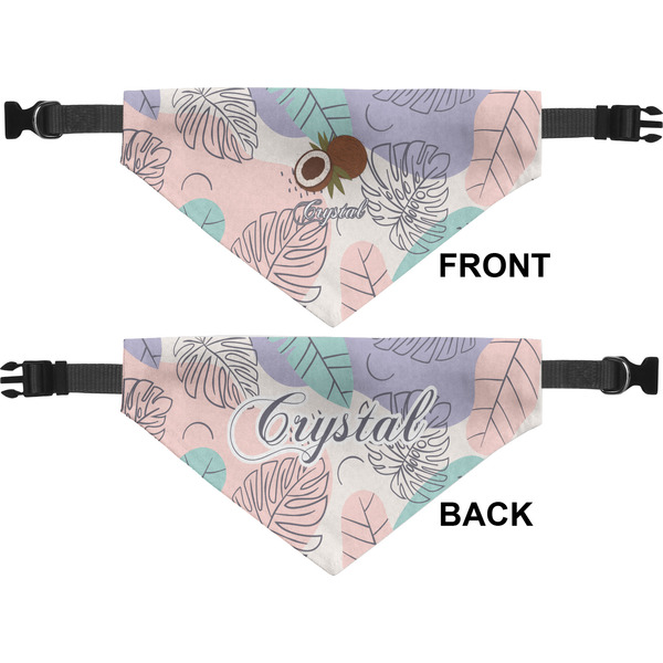 Coconut and Leaves Pet Bandana Approval