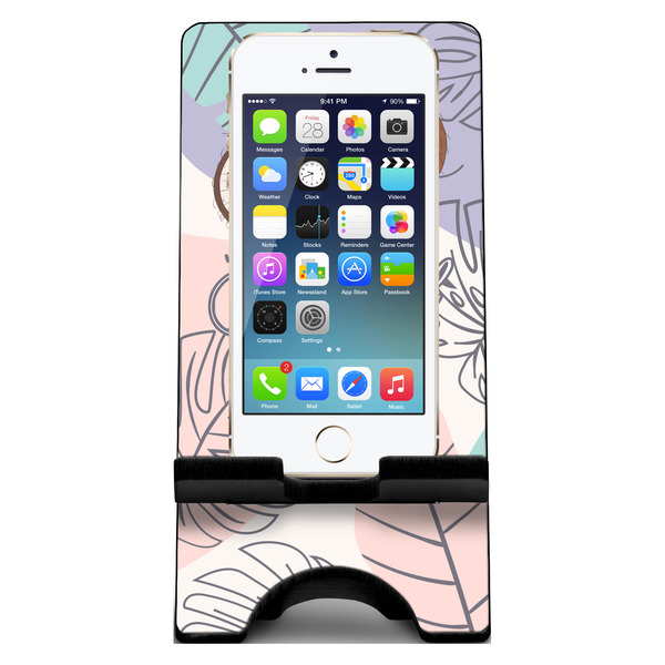 Coconut and Leaves Phone Stand w/ Phone