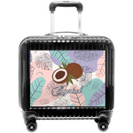 Coconut and Leaves Pilot / Flight Suitcase w/ Name or Text
