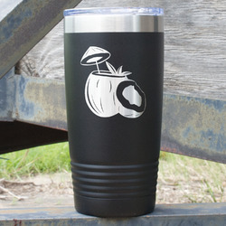 Coconut and Leaves 20 oz Stainless Steel Tumbler