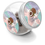 Coconut and Leaves Puppy Treat Jar (Personalized)