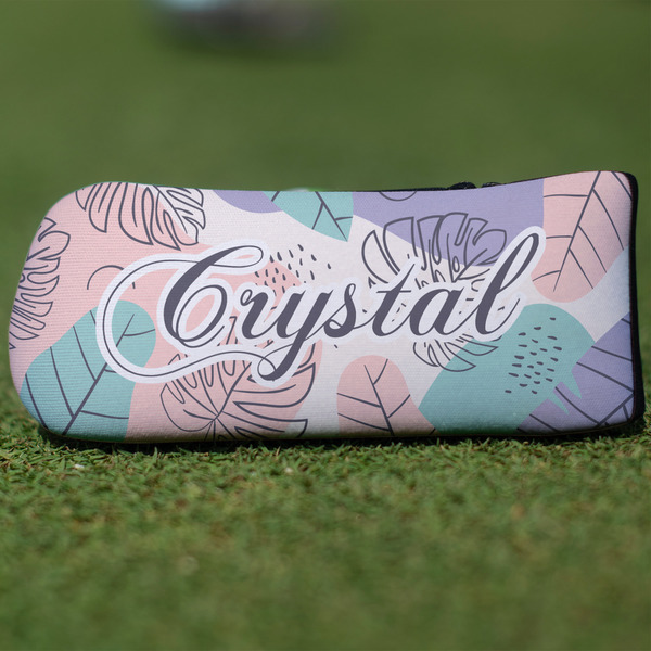 Custom Coconut and Leaves Blade Putter Cover (Personalized)