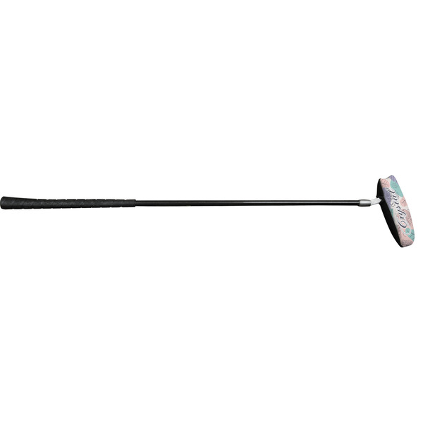 Coconut and Leaves Putter Cover (In Use)