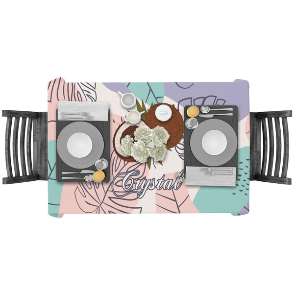 Coconut and Leaves Rectangular Tablecloths - LIFESTYLE