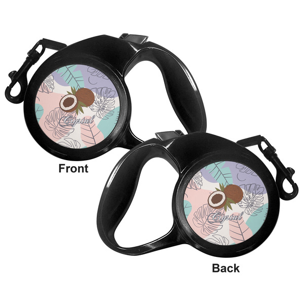 Coconut and Leaves Retractable Dog Leash - Medium Large - Apvl
