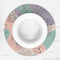 Coconut and Leaves Round Linen Placemats - LIFESTYLE (single)