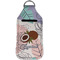 Coconut and Leaves Sanitizer Holder Keychain - Large (Front)