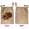 Coconut and Leaves Santa Bag - Approval - Front