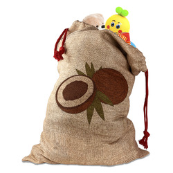 Coconut and Leaves Santa Sack