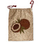 Coconut and Leaves Santa Bag - Front