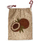 Coconut and Leaves Santa Sack - Front
