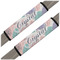 Coconut and Leaves Seat Belt Covers (Set of 2)