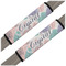 Coconut and Leaves Seat Belt Covers (Set of 2) (Personalized)
