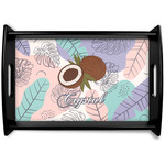 Coconut and Leaves Wooden Tray (Personalized)