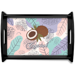 Coconut and Leaves Wooden Tray (Personalized)