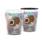 Coconut and Leaves Shot Glass - PARENT/MAIN (white)