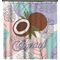 Coconut and Leaves Shower Curtain (Personalized)