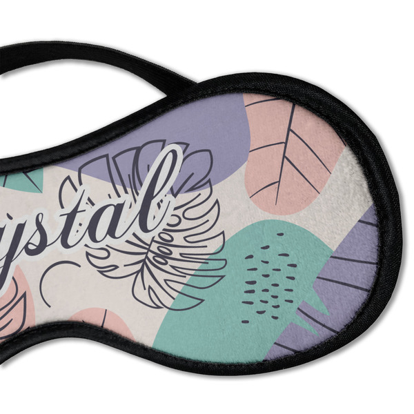 Coconut and Leaves Sleeping Eye Mask - DETAIL Large