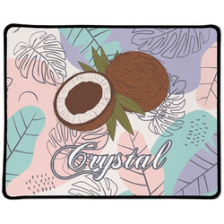 Coconut and Leaves Large Gaming Mouse Pad - 12.5" x 10" (Personalized)