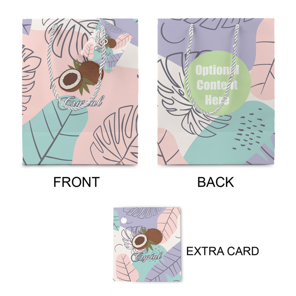 Coconut and Leaves Small Gift Bag - Approval