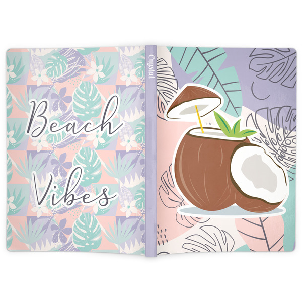 Coconut and Leaves Soft Cover Journal - Apvl