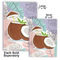 Coconut and Leaves Soft Cover Journal - Compare