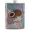 Coconut and Leaves Stainless Steel Flask