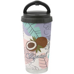 Coconut and Leaves Stainless Steel Coffee Tumbler (Personalized)