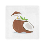 Coconut and Leaves Cocktail Napkins