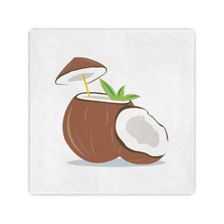 Coconut and Leaves Standard Cocktail Napkins