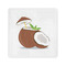 Coconut and Leaves Standard Cocktail Napkins - Front View
