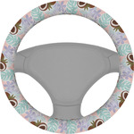 Coconut and Leaves Steering Wheel Cover