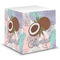 Coconut and Leaves Sticky Note Cube
