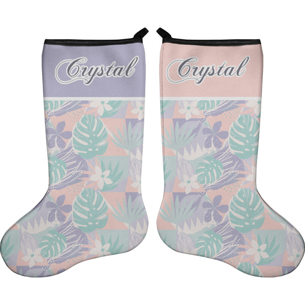 Coconut and Leaves Stocking - Double-Sided - Approval