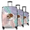 Coconut and Leaves Suitcase Set 1 - MAIN
